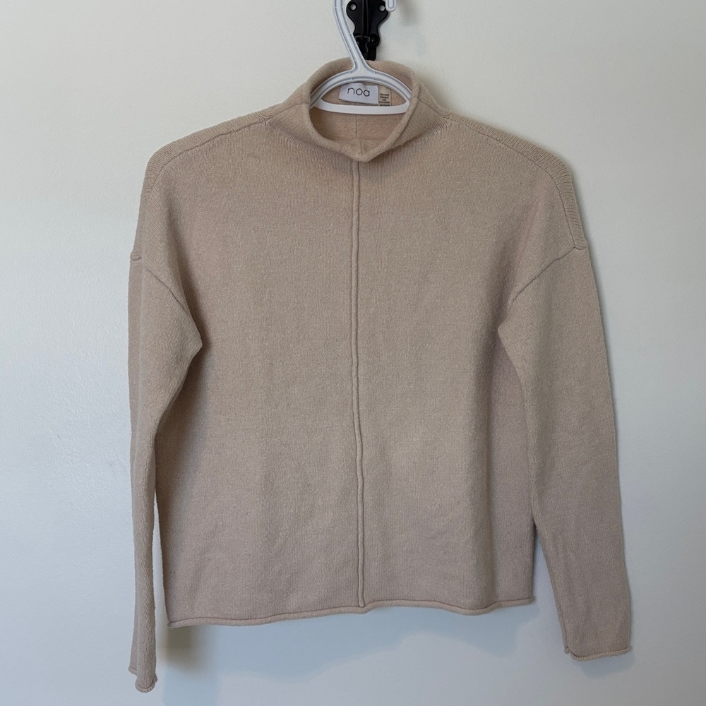 Envy Cream Turtleneck Sweater